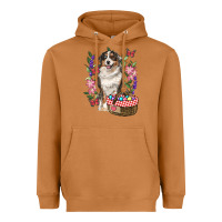Meerkat Easter Aussie Australian Shepherd Heavyweight Hoodie - RanaPortraitStore