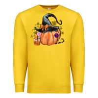 Lemon Kids Pumpkin with Halloween Premium Sweatshirt - texasbilliewilder