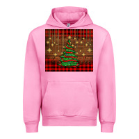 Fuchsia Pink Christmas trees Urban Hoodie - AdoDesignShop