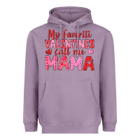 Lavender my favorite valentines call me mama Heavyweight Hoodie - texasbilliewilder