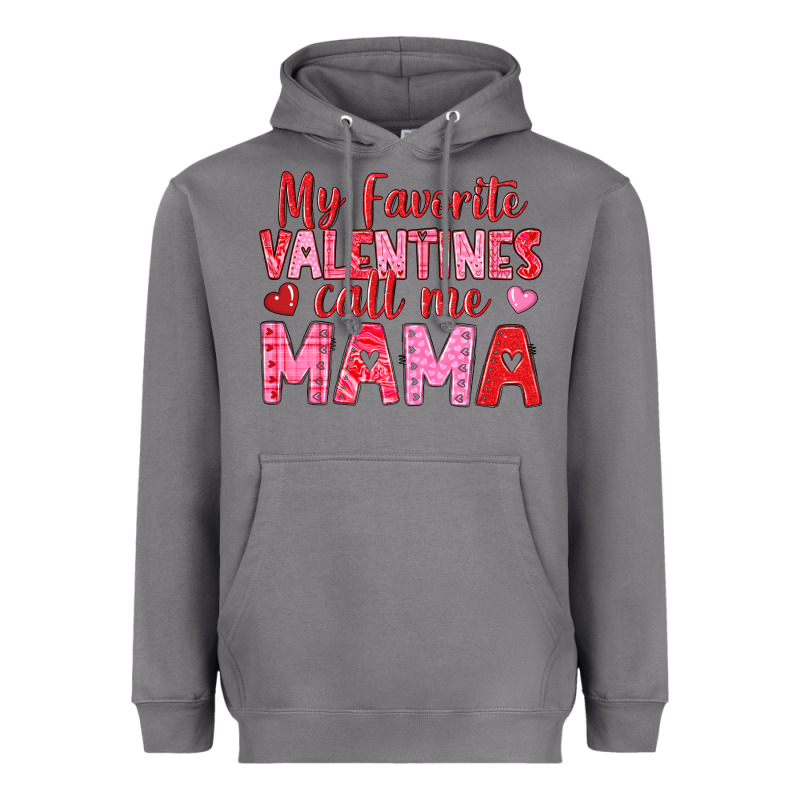 My Favorite Valentines Call Me Mama Heavyweight Hoodie by texasbilliewilder | Teevron