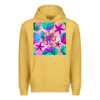 Antique Gold summer beach seamless pattern Premium Hoodie - BundleAndBundleShop