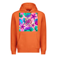 Carrot summer beach seamless pattern Premium Hoodie - BundleAndBundleShop