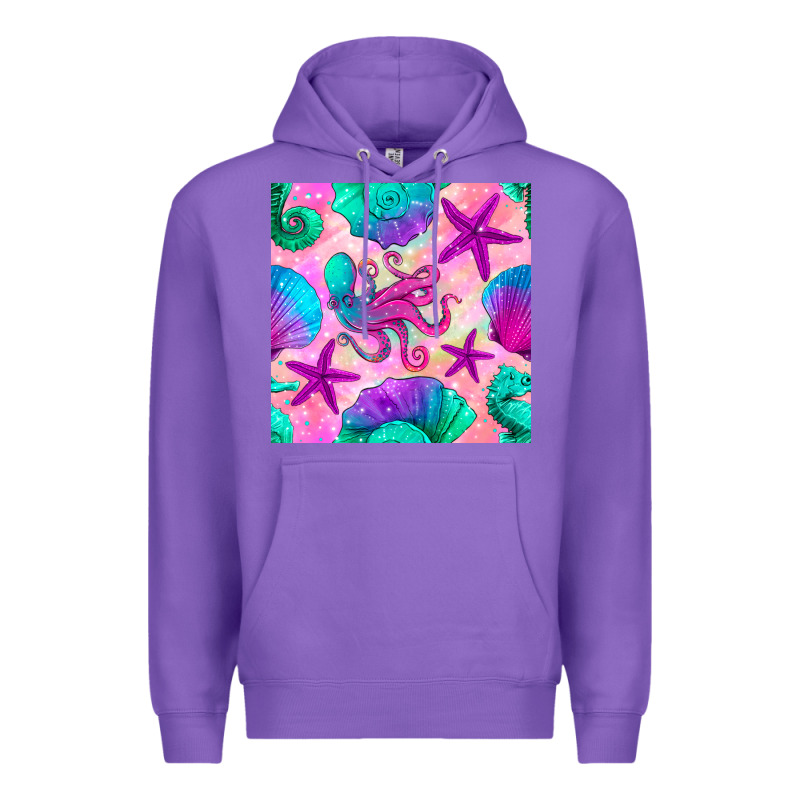 Summer Beach Seamless Pattern Premium Hoodie by BundleAndBundleShop | Teevron