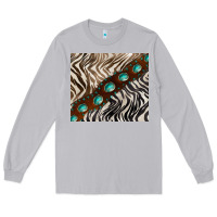 Moon Dust zebra gemstone leather Long Sleeve Tee - BarkalooDesign