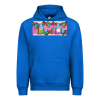 Cobalt Western Easter Day Gnomes With Eggs Urban Hoodie - Artiststas