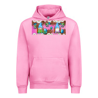 Fuchsia Pink Western Easter Day Gnomes With Eggs Urban Hoodie - Artiststas