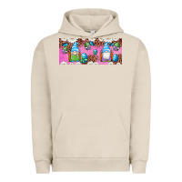 Pigment French Oak Western Easter Day Gnomes With Eggs Urban Hoodie - Artiststas