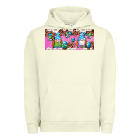 Pigment Pistachio Western Easter Day Gnomes With Eggs Urban Hoodie - Artiststas