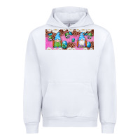 White Western Easter Day Gnomes With Eggs Urban Hoodie - Artiststas