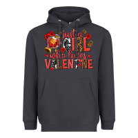Smoke just a girl who loves valentine Heavyweight Hoodie - texasbilliewilder