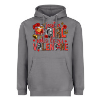 Storm just a girl who loves valentine Heavyweight Hoodie - texasbilliewilder