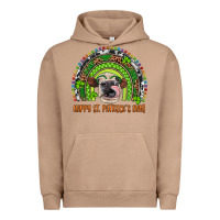 Pigment Burro Western Happy St. Patrick's Day Cow Rainbow Urban Hoodie - Artiststas