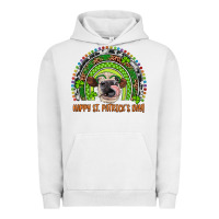 Pigment Lunar Rock Western Happy St. Patrick's Day Cow Rainbow Urban Hoodie - Artiststas
