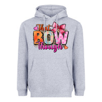 Heather Grey that bow though Heavyweight Hoodie - Zillion Design Studio