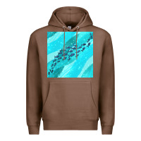 Chestnut fish and sea seamless pattern Premium Hoodie - BundleAndBundleShop