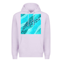 Lilac fish and sea seamless pattern Premium Hoodie - BundleAndBundleShop