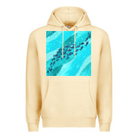 Pina Colada fish and sea seamless pattern Premium Hoodie - BundleAndBundleShop