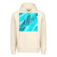 Sandshell fish and sea seamless pattern Premium Hoodie - BundleAndBundleShop