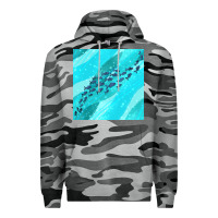 Slate Camo fish and sea seamless pattern Premium Hoodie - BundleAndBundleShop
