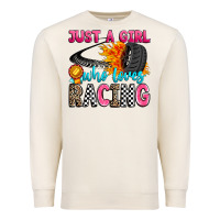 Sandshell just a girl who loves racing Premium Sweatshirt - Zillion Design Studio