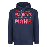 Navy my favorite valentines call me mama Heavyweight Hoodie - texasbilliewilder