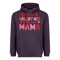 Plum my favorite valentines call me mama Heavyweight Hoodie - texasbilliewilder