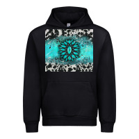 Black gemstone cowhide Urban Hoodie - AdoDesignShop