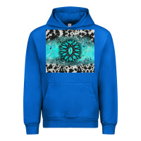 Cobalt gemstone cowhide Urban Hoodie - AdoDesignShop