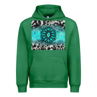 Emerald gemstone cowhide Urban Hoodie - AdoDesignShop