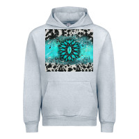Heather Grey gemstone cowhide Urban Hoodie - AdoDesignShop