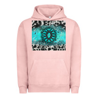 Pigment Salmon gemstone cowhide Urban Hoodie - AdoDesignShop