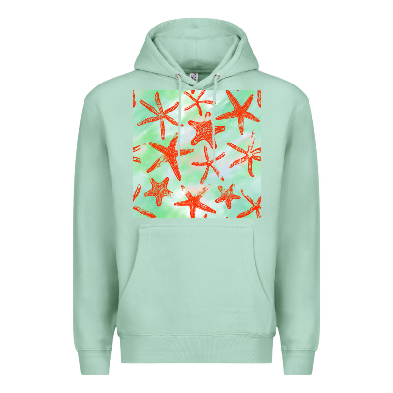Starfish Seamless Pattern Premium Hoodie by BundleAndBundleShop | Teevron