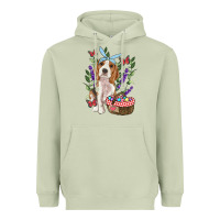 Matcha Easter Beagle Heavyweight Hoodie - RanaPortraitStore