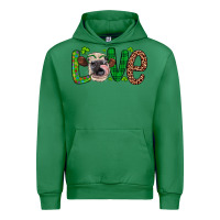 Emerald Western St. Patrick's Day Love Cow Urban Hoodie - Artiststas