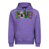 Tulip Western St. Patrick's Day Love Cow Urban Hoodie - Artiststas