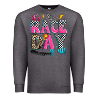 Charcoal Heather it's race day y'all Premium Sweatshirt - Zillion Design Studio