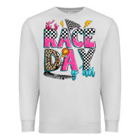 Dove Grey it's race day y'all Premium Sweatshirt - Zillion Design Studio