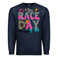 Navy it's race day y'all Premium Sweatshirt - Zillion Design Studio
