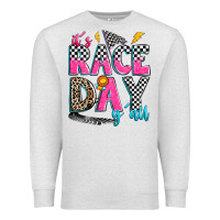 Oatmeal Heather it's race day y'all Premium Sweatshirt - Zillion Design Studio
