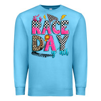 Ocean Blue it's race day y'all Premium Sweatshirt - Zillion Design Studio
