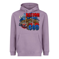 Lavender one nation under god Heavyweight Hoodie - Zillion Design Studio