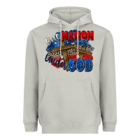 Moon Dust one nation under god Heavyweight Hoodie - Zillion Design Studio
