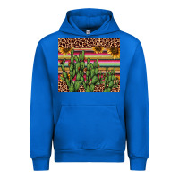 Cobalt cactus serape Urban Hoodie - AdoDesignShop