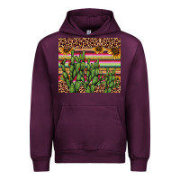 Mauve Wine cactus serape Urban Hoodie - AdoDesignShop