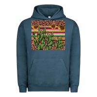 Pigment Midnight Navy cactus serape Urban Hoodie - AdoDesignShop