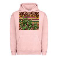 Pigment Salmon cactus serape Urban Hoodie - AdoDesignShop