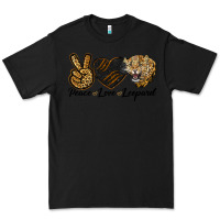 Black Peace Love Lion Head Premium Tee - LillyAllenDesigns