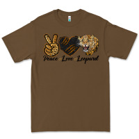 Cacao Peace Love Lion Head Premium Tee - LillyAllenDesigns