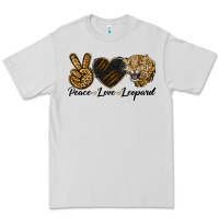 Dove Grey Peace Love Lion Head Premium Tee - LillyAllenDesigns
